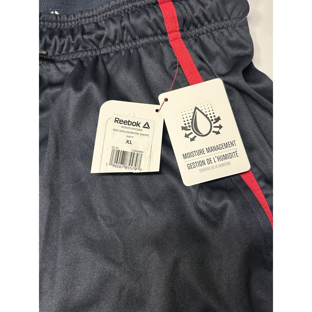 Reebok 7" Inseam Shorts Mens Size XL Blue Red Pull On Activewear NWT - Picture 4 of 12